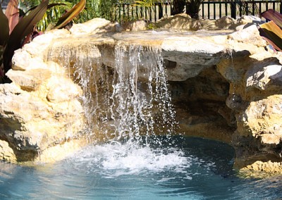 Natural Rock Waterfall